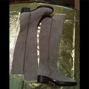 NWOT Karl Lagerfeld Sherpa boots Sz 7.5
